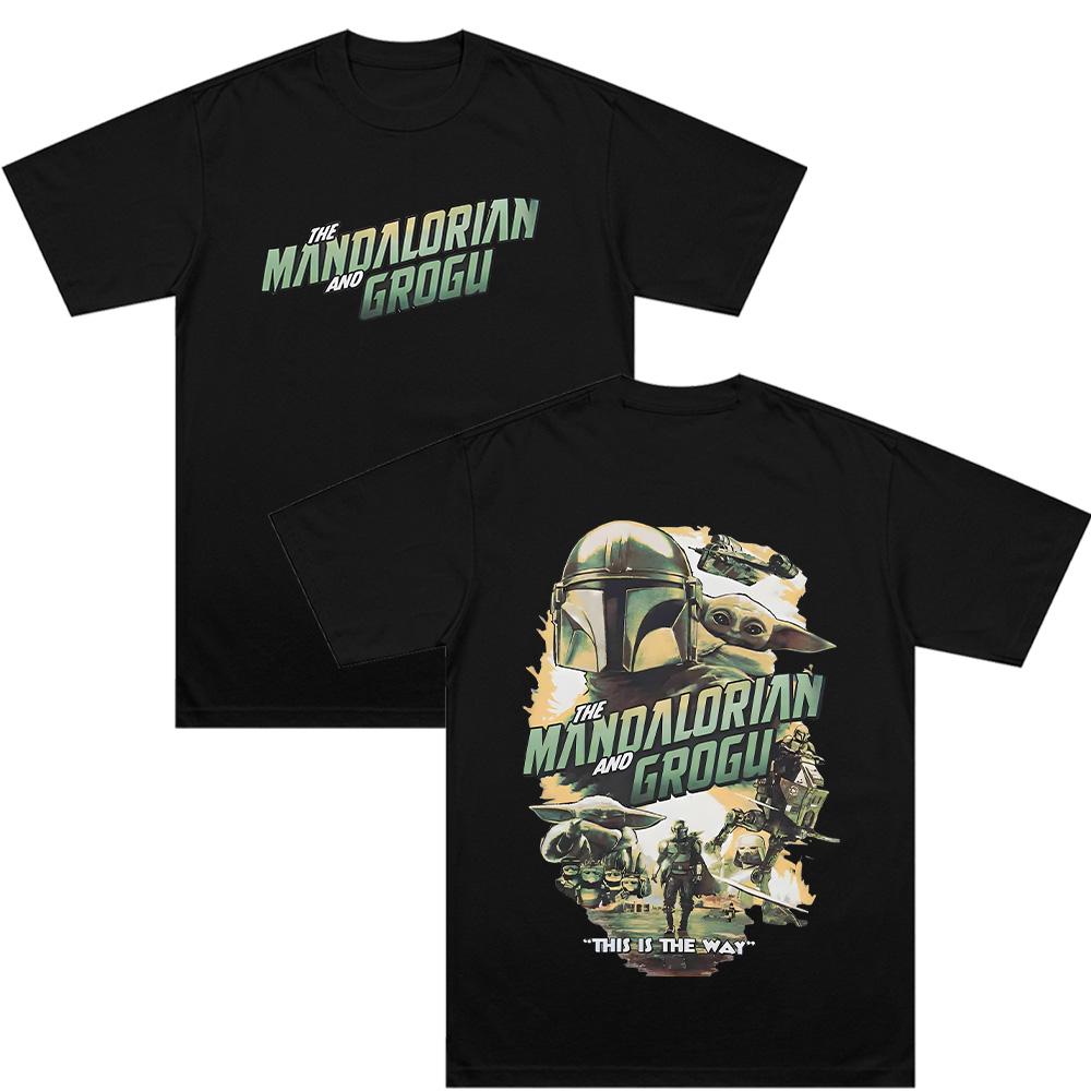 The Mandalorian and Grogu T-shirts Science Fiction Film Fans Gift Tee Summer Comfortable Cotton Clothing Unisex Soft Tops XS чёрный
The Mandalorian and Grogu T-shirts Science Fiction Film Fans Gift Tee Summer Comfortable Cotton Clothing Unisex Soft Tops XS чёрный