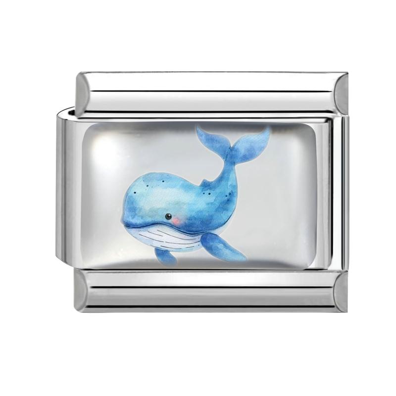 1 Piece 304 Stainless Steel Ocean Italian Charm Links Starfish Dolphin Crab For DIY Bracelet Jewelry Making Rectangle 10mm x 9mm 10x9mm
1 Piece 304 Stainless Steel Ocean Italian Charm Links Starfish Dolphin Crab For DIY Bracelet Jewelry Making Rectangle 10mm x 9mm 10x9mm