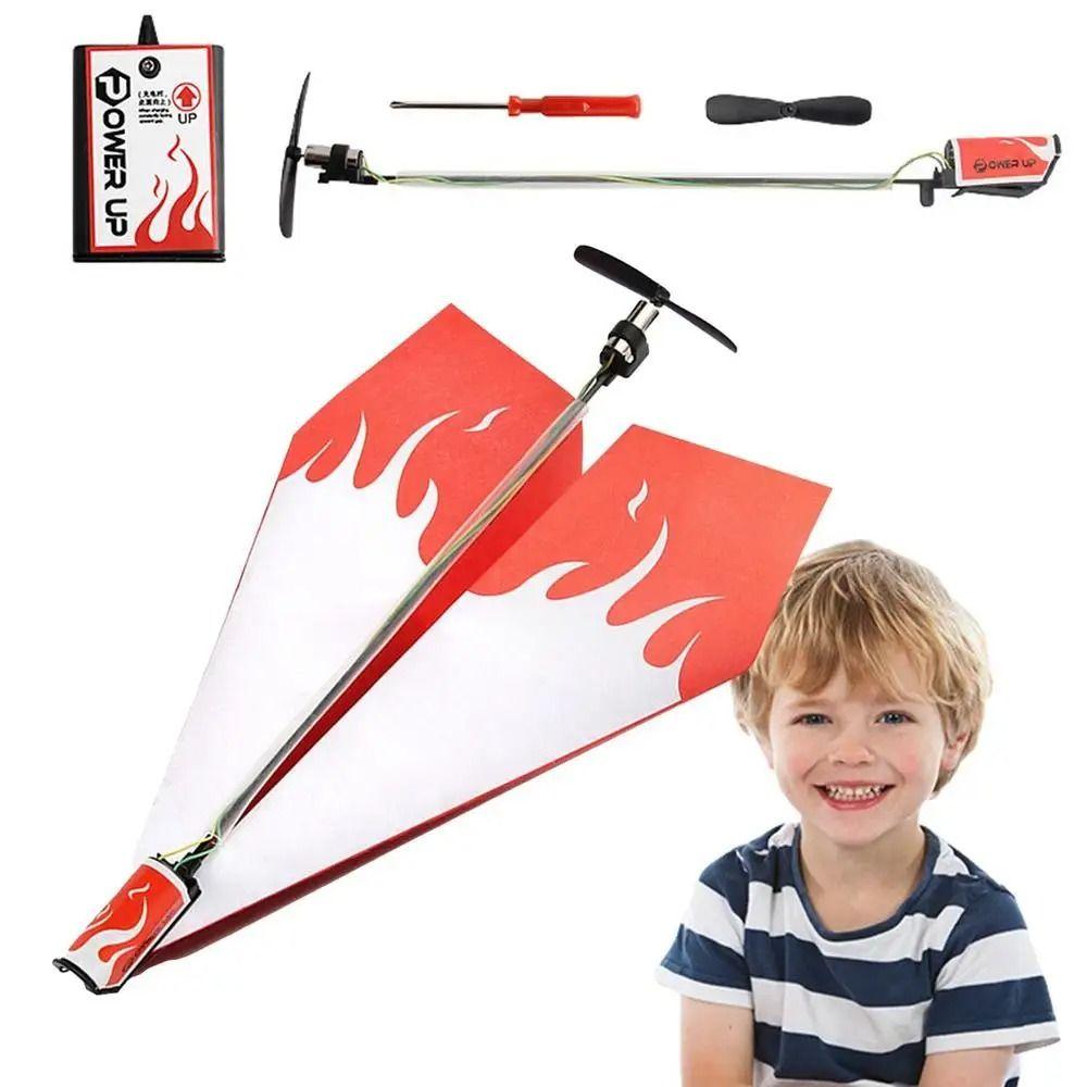 Flying Toys Airplane Electric Model Motor Power Paper Airplane Toy Folding Paper Plane Kids Toy random color
Flying Toys Airplane Electric Model Motor Power Paper Airplane Toy Folding Paper Plane Kids Toy random color
