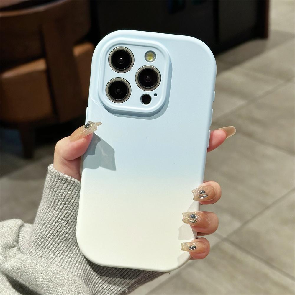 Soap Bumper Gradient Soft Silicone Phone Case For iPhone 16E 15 16 Pro Max 14 Plus 13 12 11 Lens Camera Protection Frosted Cover For iPhone 12
Soap Bumper Gradient Soft Silicone Phone Case For iPhone 16E 15 16 Pro Max 14 Plus 13 12 11 Lens Camera Protection Frosted Cover For iPhone 12
