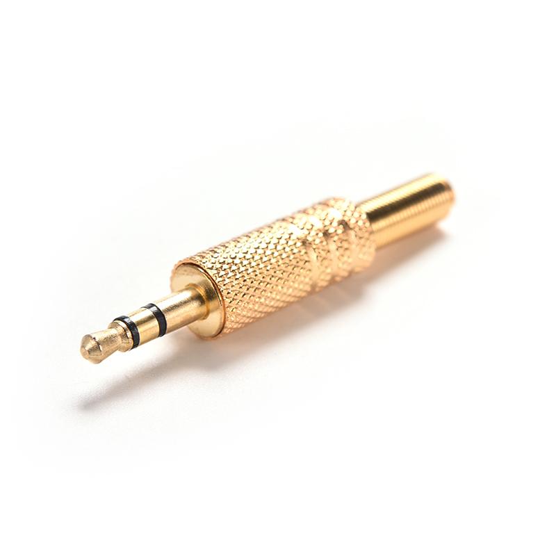 - 1Pcs 3.5mm 1/8 Stereo Male Audio TRS Gold Plated Jack Plug Adapter Connector -
- 1Pcs 3.5mm 1/8 Stereo Male Audio TRS Gold Plated Jack Plug Adapter Connector -