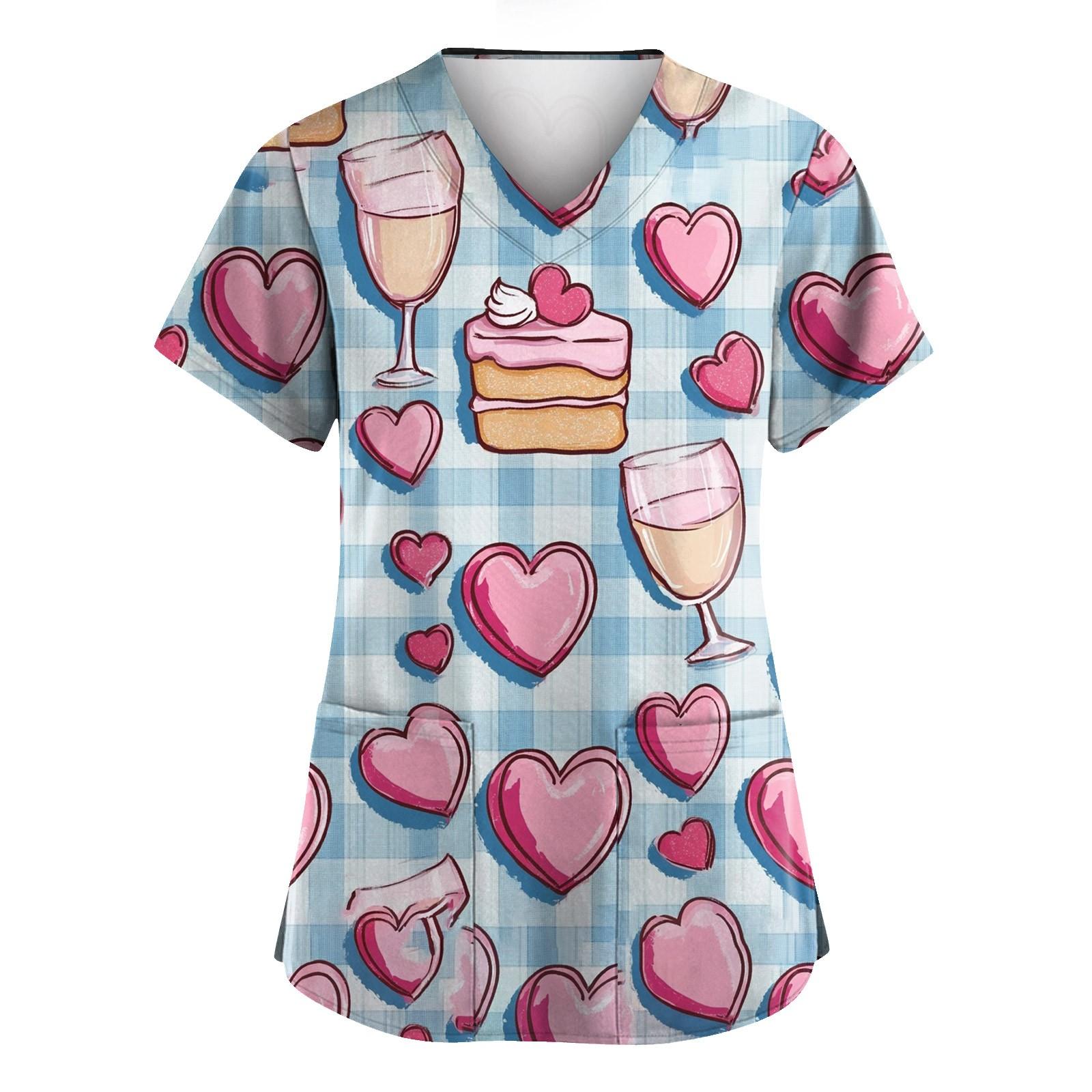 Женская униформа с принтом ко Дню святого Валентина, рабочая униформа с V-образным вырезом и карманами, защитная униформа L
Женская униформа с принтом ко Дню святого Валентина, рабочая униформа с V-образным вырезом и карманами, защитная униформа L