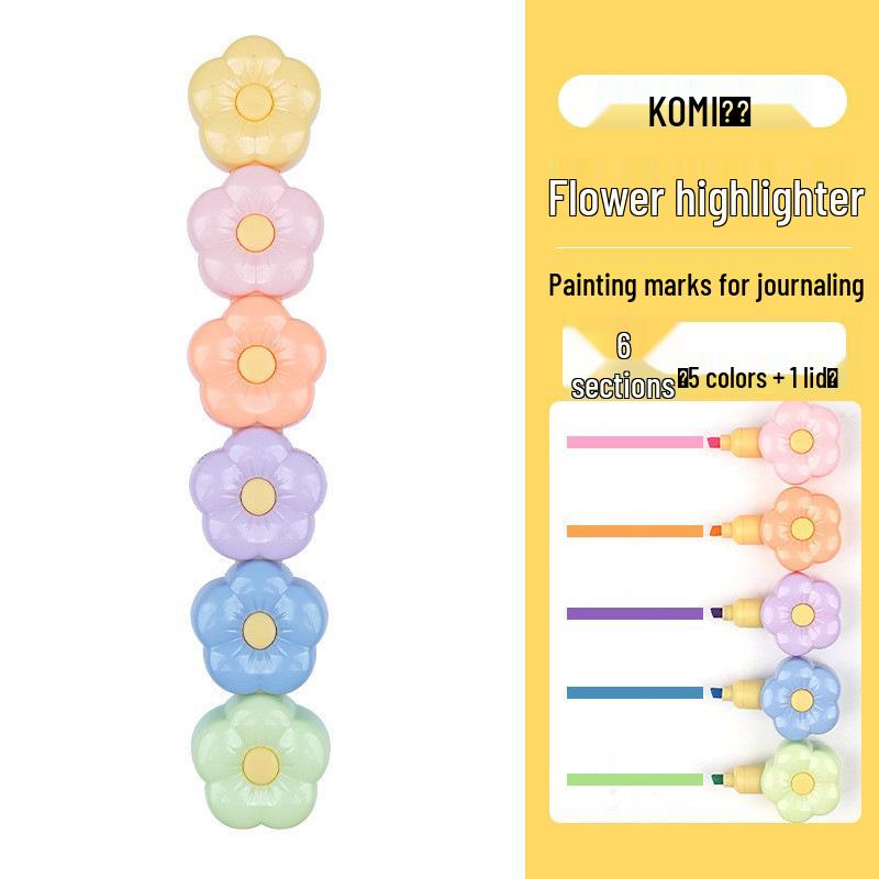 KOMI Cat Paw Fluorescent Highlighter Pen for Drawing & Journaling Slanted Tip
KOMI Cat Paw Fluorescent Highlighter Pen for Drawing & Journaling Slanted Tip