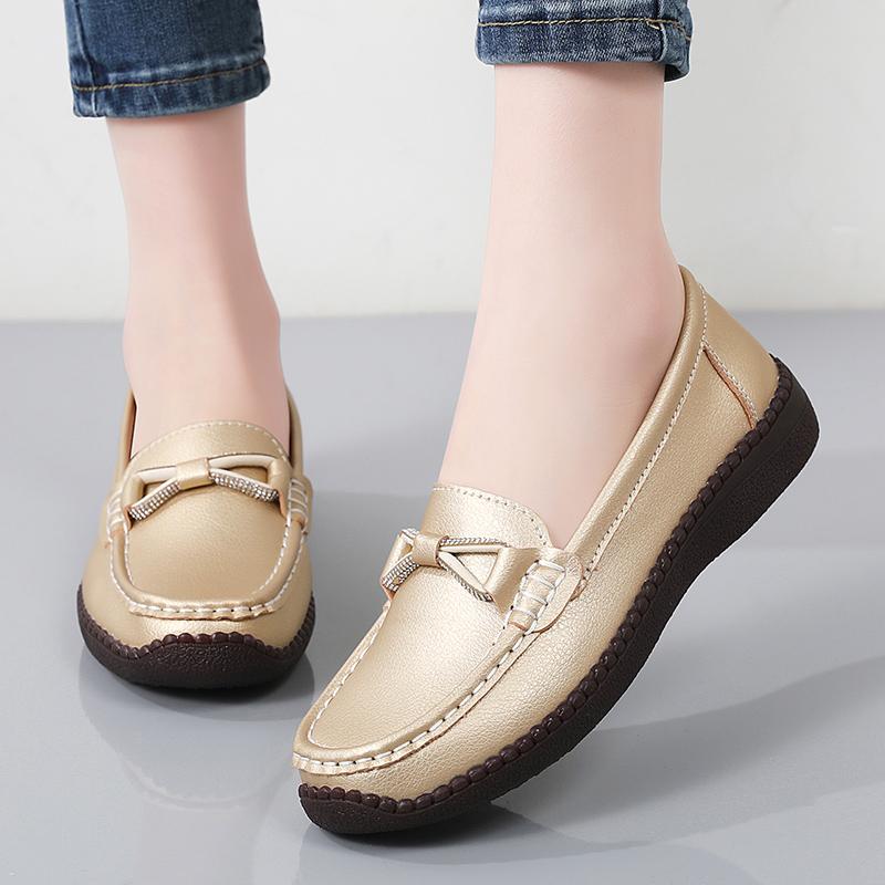 Women Simple Gold Loafers Leather Driving Moccasins Comfort Flats Black Casual Slip on Plus Size Black Shoes 43
Women Simple Gold Loafers Leather Driving Moccasins Comfort Flats Black Casual Slip on Plus Size Black Shoes 43