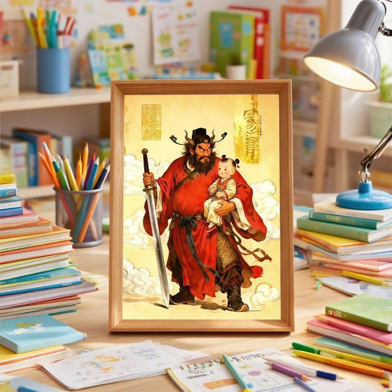 Zhong Kui Child Protector: Traditional Chinese Wall Art for Children s Room, Symbolizing Peace, Wealth, and Auspiciousness. Small - 6 inches
Zhong Kui Child Protector: Traditional Chinese Wall Art for Children s Room, Symbolizing Peace, Wealth, and Auspiciousness. Small - 6 inches