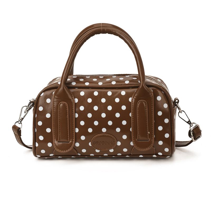 Polka Dot PU Tote Bag Women Fashion Shoulder Bag Classic Design Handbag Everyday Use Cute Style коричневий
Polka Dot PU Tote Bag Women Fashion Shoulder Bag Classic Design Handbag Everyday Use Cute Style коричневий