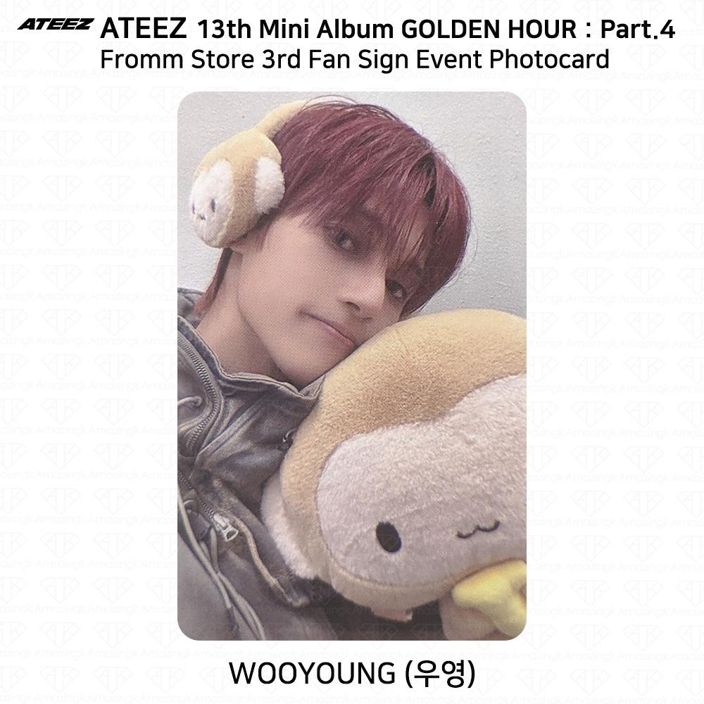 ATEEZ 13-й міні-альбом Golden Hour Частина.4 FrommStore 3-й фотокартка для фанатського підпису Wooyoung
ATEEZ 13-й міні-альбом Golden Hour Частина.4 FrommStore 3-й фотокартка для фанатського підпису Wooyoung