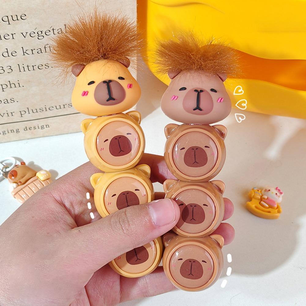 Detachable Capybara Highlighter Eye Protection Fluorescent Pen Creative Color Marker Pen Office Color random
Detachable Capybara Highlighter Eye Protection Fluorescent Pen Creative Color Marker Pen Office Color random