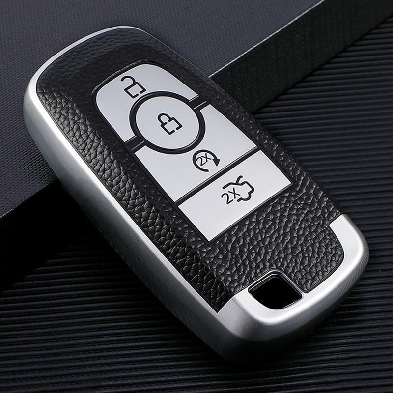 TPU Leather Car Key Case Remote Control Protector Cover for Ford Ecosport Edge Explorer F-150 F-250 Fusion Mondeo Mustang Ranger срібний
TPU Leather Car Key Case Remote Control Protector Cover for Ford Ecosport Edge Explorer F-150 F-250 Fusion Mondeo Mustang Ranger срібний
