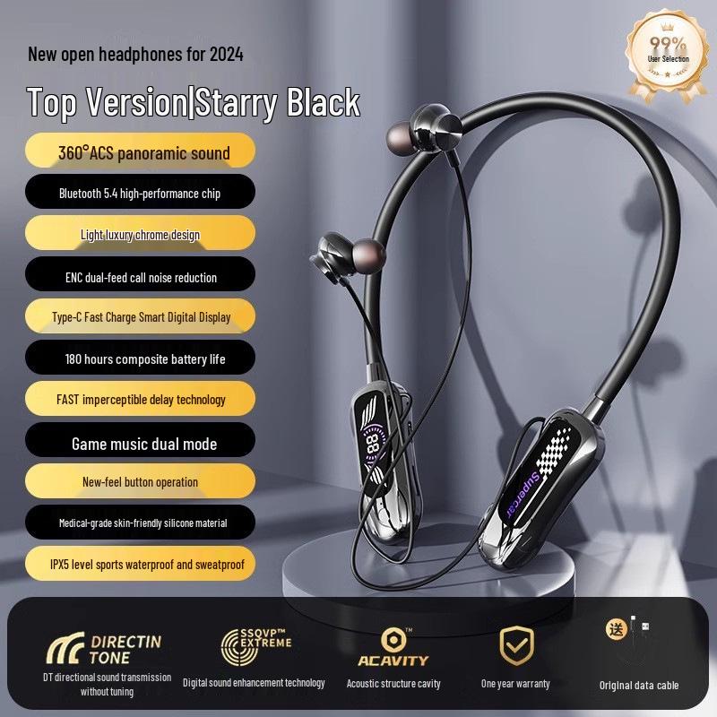 FD-6 Neck-Hanging Sports Bluetooth Headset with Long Battery Life
FD-6 Neck-Hanging Sports Bluetooth Headset with Long Battery Life