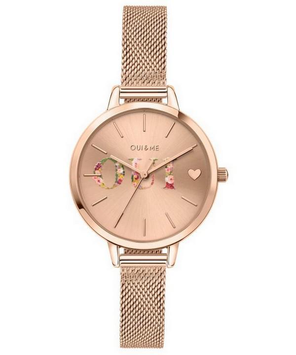 Oui & Me Petite Fleurette Часы женские кварцевые из нержавеющей стали цвета розового золота ME010044
Oui & Me Petite Fleurette Часы женские кварцевые из нержавеющей стали цвета розового золота ME010044