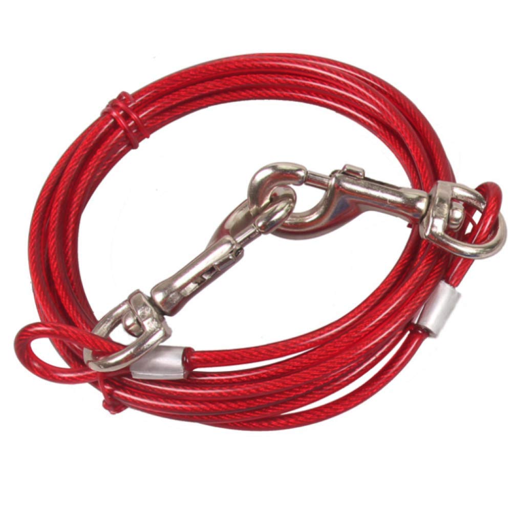 Chocople Long Lead Tethering Runner Cable for Red Dogs, 5mm, (3m) красный
Chocople Long Lead Tethering Runner Cable for Red Dogs, 5mm, (3m) красный