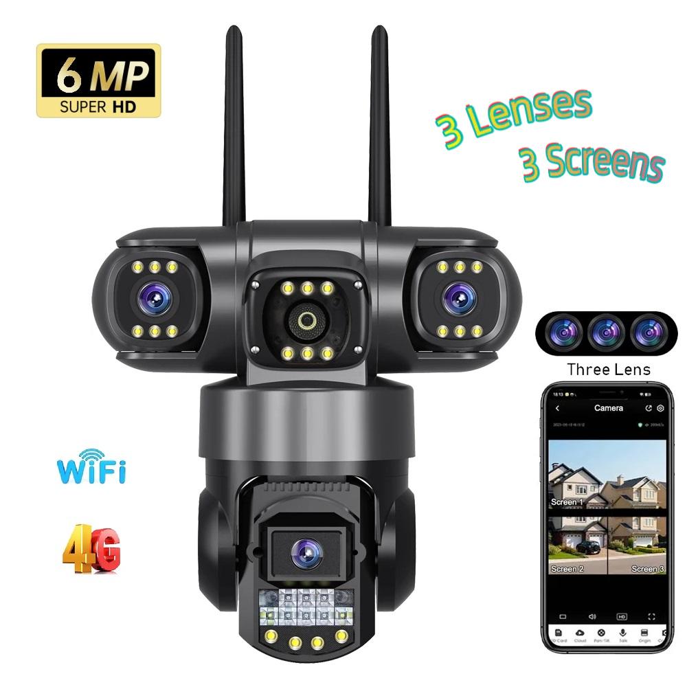 Home Outdoor High-definition Gun Ball Wireless Network Camera Monitor with Three Lenses and Three Screens Monitoring Camera 【WIFI】Camera No Card чорний
Home Outdoor High-definition Gun Ball Wireless Network Camera Monitor with Three Lenses and Three Screens Monitoring Camera 【WIFI】Camera No Card чорний