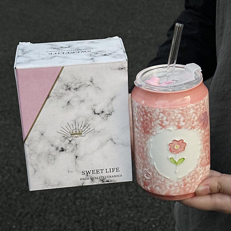 Cute Ceramic Mug with Bow and Straw in Gift Box - Perfect Birthday Gift for Best Friend
Cute Ceramic Mug with Bow and Straw in Gift Box - Perfect Birthday Gift for Best Friend