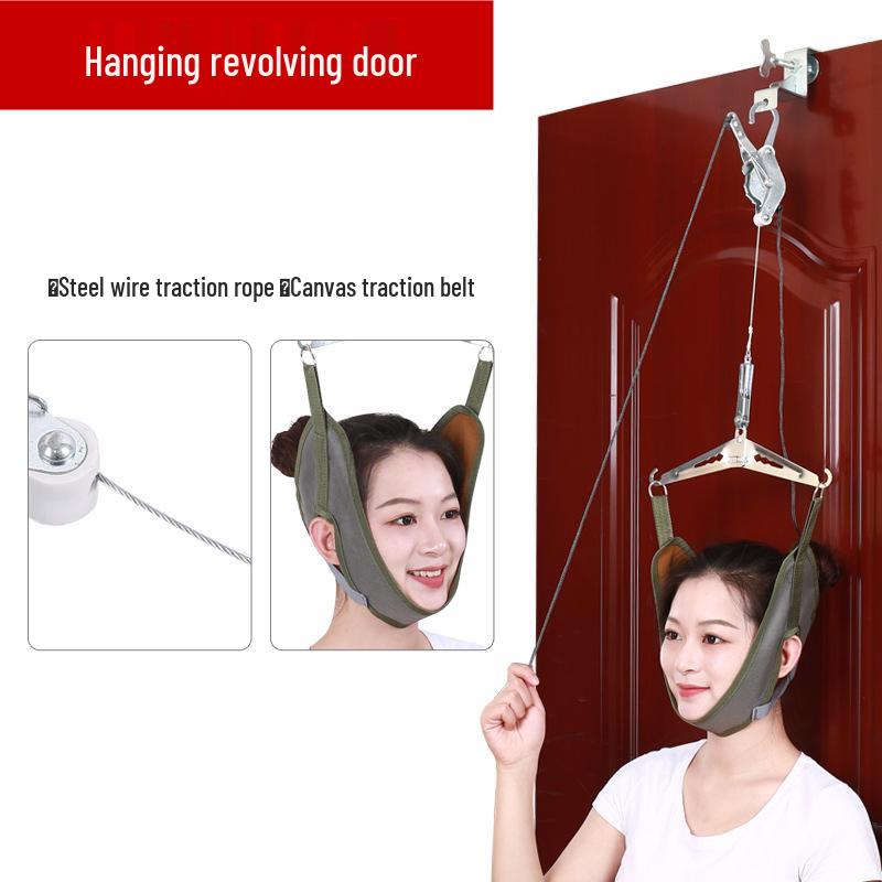 Бытовое нашее устройство для комфорта и коррекции шеи, подвешиваемое на дверь
Бытовое нашее устройство для комфорта и коррекции шеи, подвешиваемое на дверь