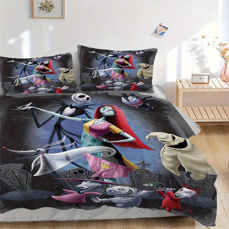 3pcs Nightmare Before Christmas Jack and Sally Print Cover Set Ultra Soft, Breathable, and Comfortable Bedding with Stylish Design for Bedro 135x200cm
3pcs Nightmare Before Christmas Jack and Sally Print Cover Set Ultra Soft, Breathable, and Comfortable Bedding with Stylish Design for Bedro 135x200cm