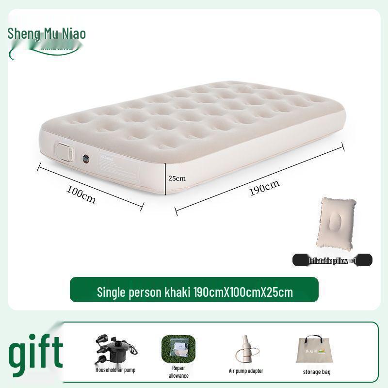 Thickened Inflatable Camping Bed: Moisture-Proof, Breathable, Skin-Friendly, Portable for Outdoor & Home Use
Thickened Inflatable Camping Bed: Moisture-Proof, Breathable, Skin-Friendly, Portable for Outdoor & Home Use