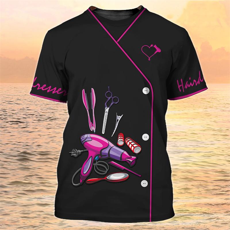 Fashion Barber 3D Printed T Shirts Work Clothes Summer Casual Custom Name Short Sleeve T-shirts Trend Loose Breathable Tees Tops M
Fashion Barber 3D Printed T Shirts Work Clothes Summer Casual Custom Name Short Sleeve T-shirts Trend Loose Breathable Tees Tops M