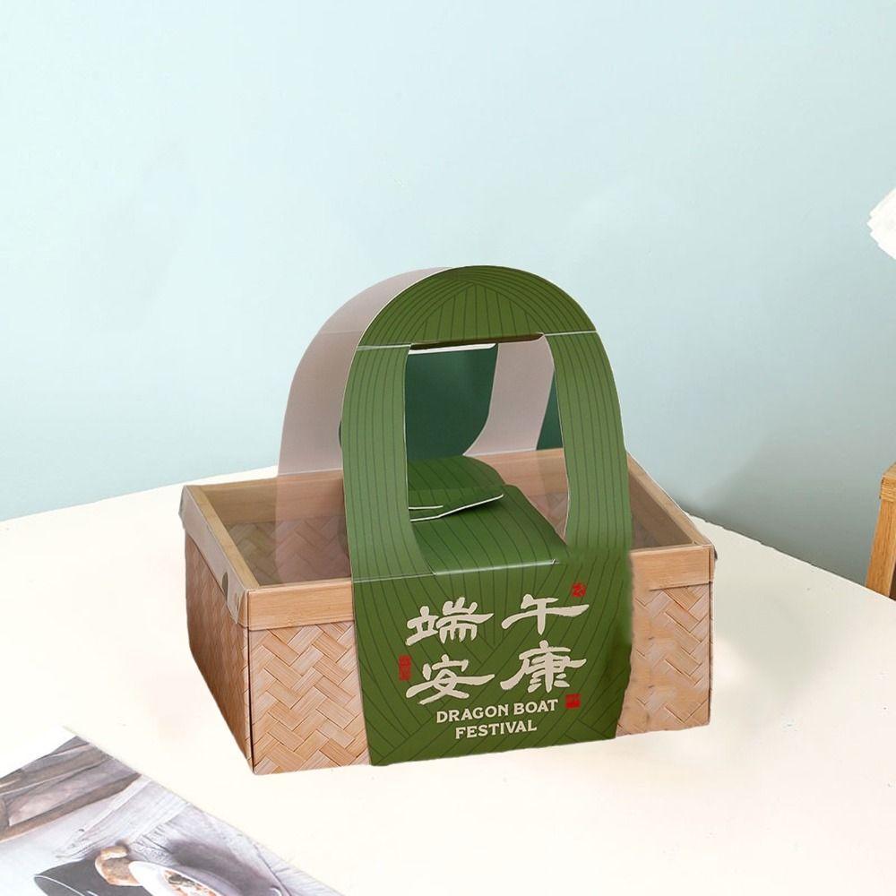 Creative Gift Box Handmade Storage Box Multi-functional Zongzi Packing Box Food зелений
Creative Gift Box Handmade Storage Box Multi-functional Zongzi Packing Box Food зелений