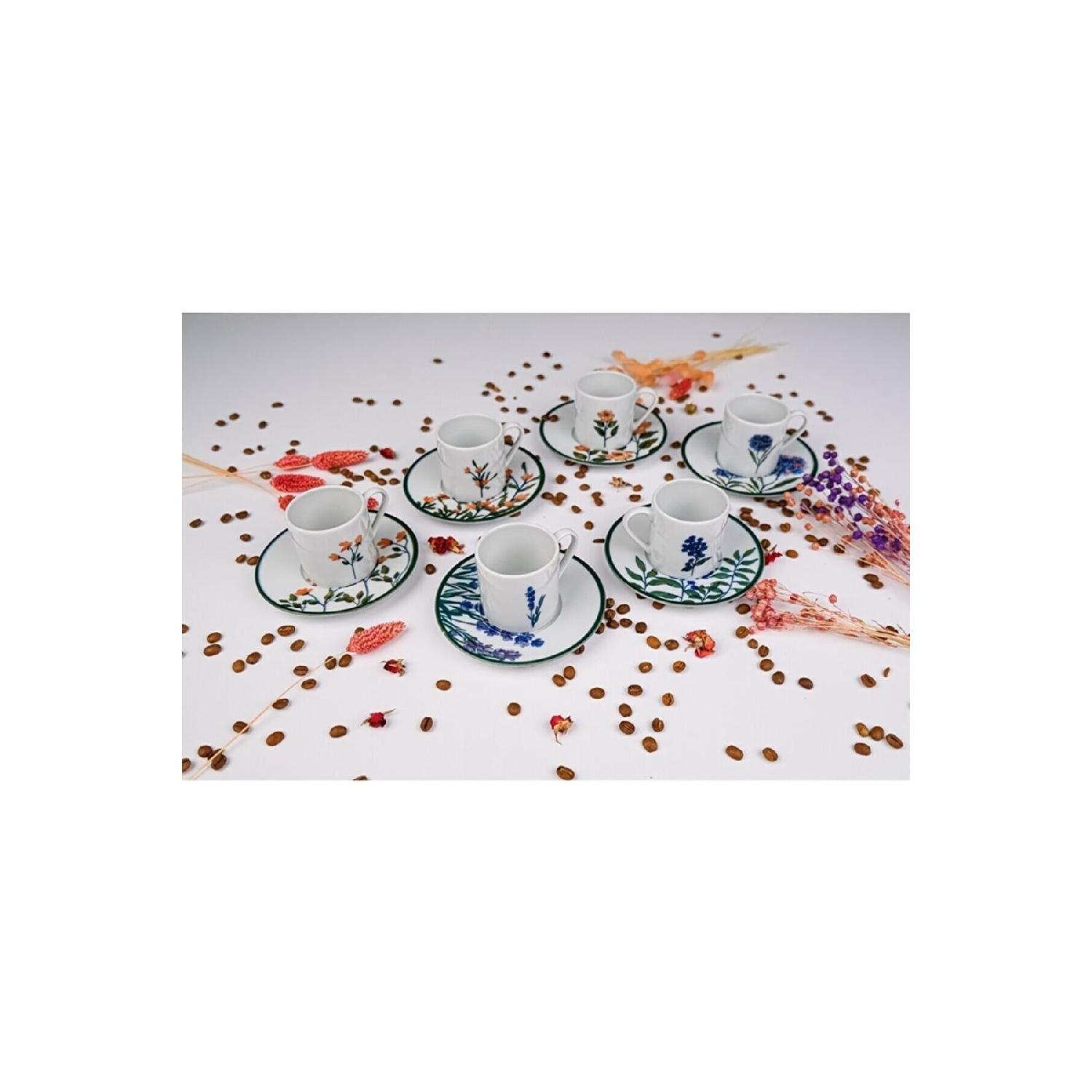 Набор кофейных чашек Flower Garden на 6 персон, 12 предметов, 90 мл
Набор кофейных чашек Flower Garden на 6 персон, 12 предметов, 90 мл