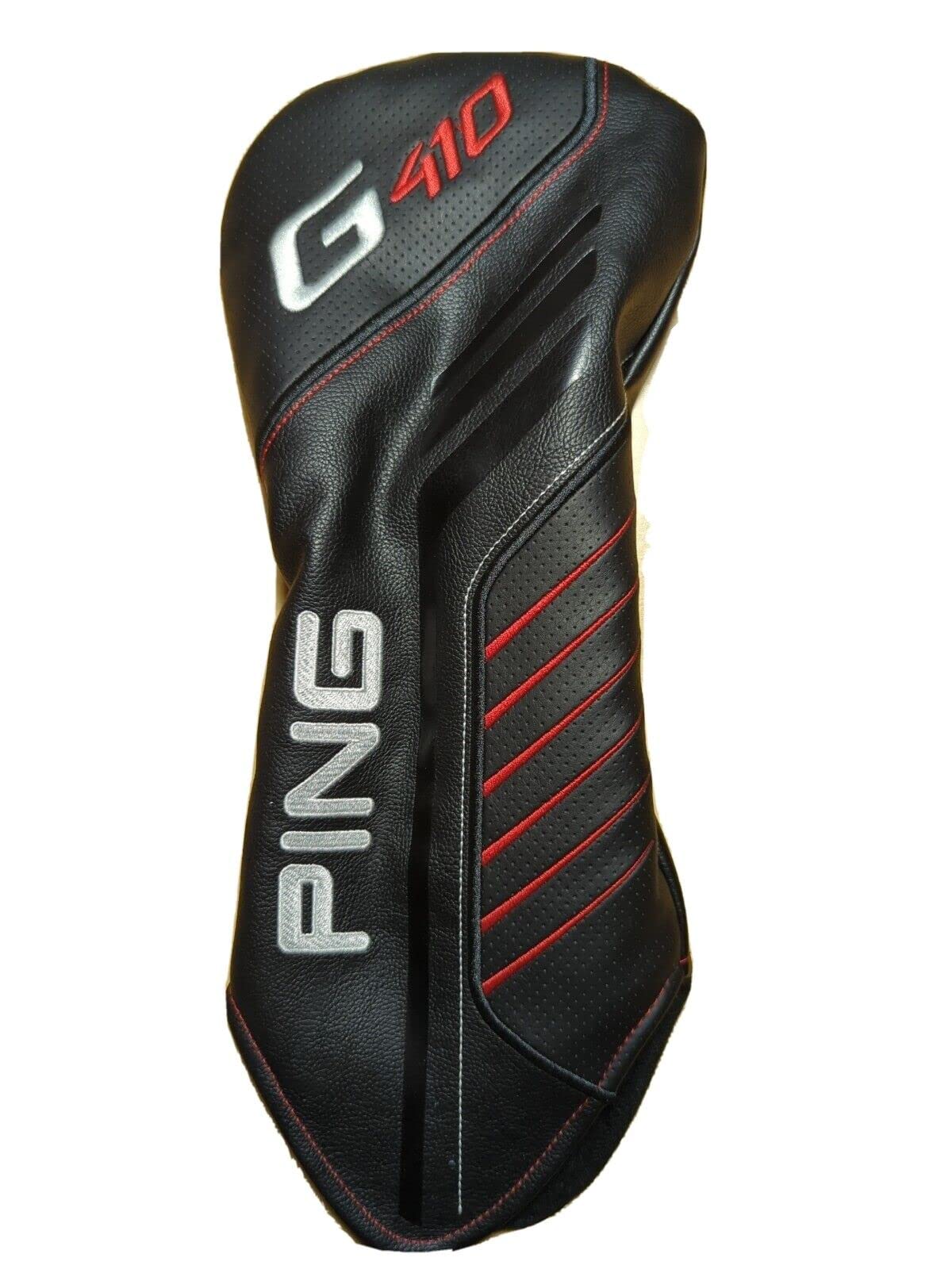 PING G410 Black Leather Cover Driver Headcover.
PING G410 Black Leather Cover Driver Headcover.