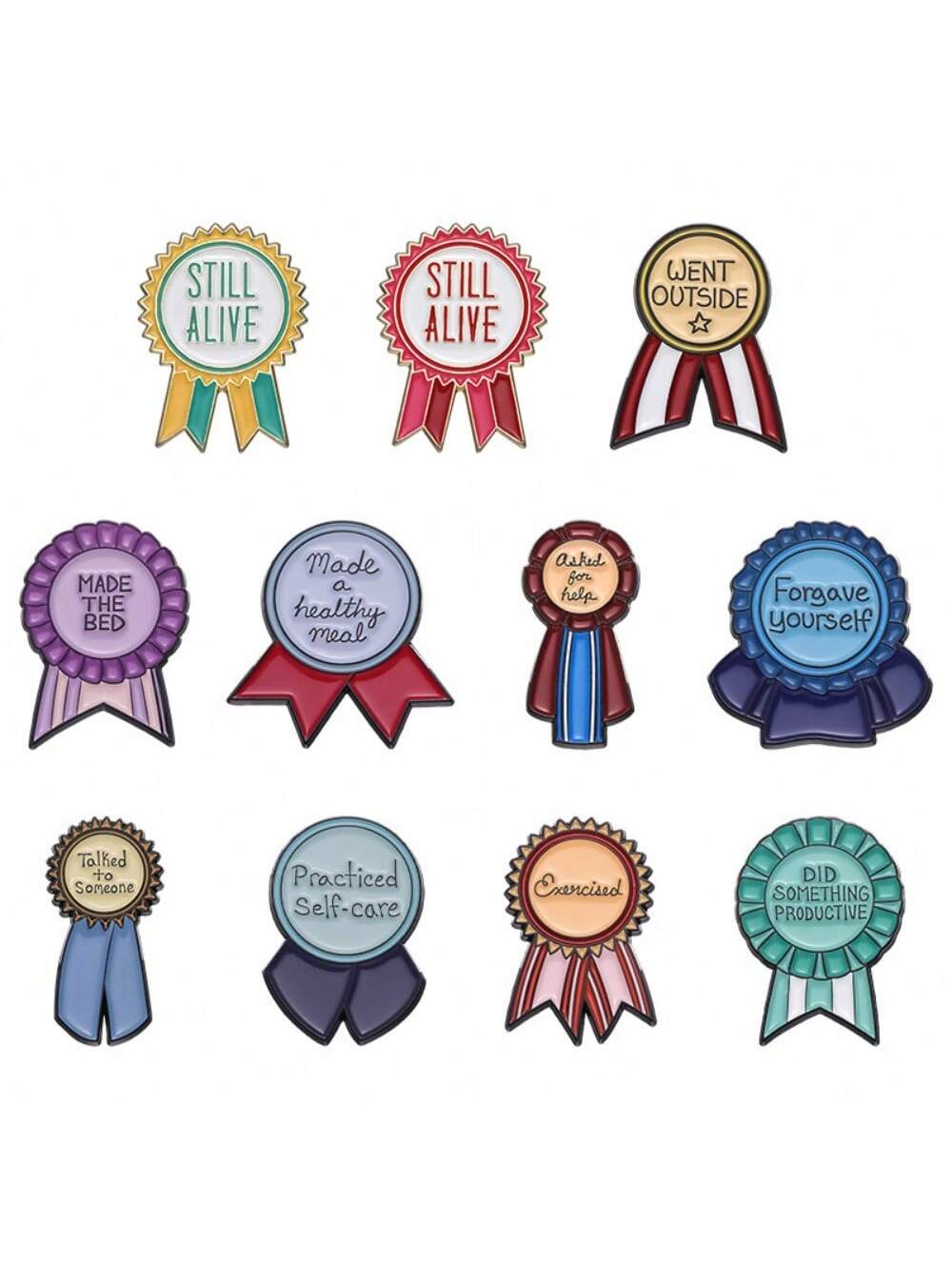 11 детских креативных дофаминовых красочных сувенирных медалей, брошей для повседневной носки, сумок и металлических значков для аксессуаров
11 детских креативных дофаминовых красочных сувенирных медалей, брошей для повседневной носки, сумок и металлических значков для аксессуаров