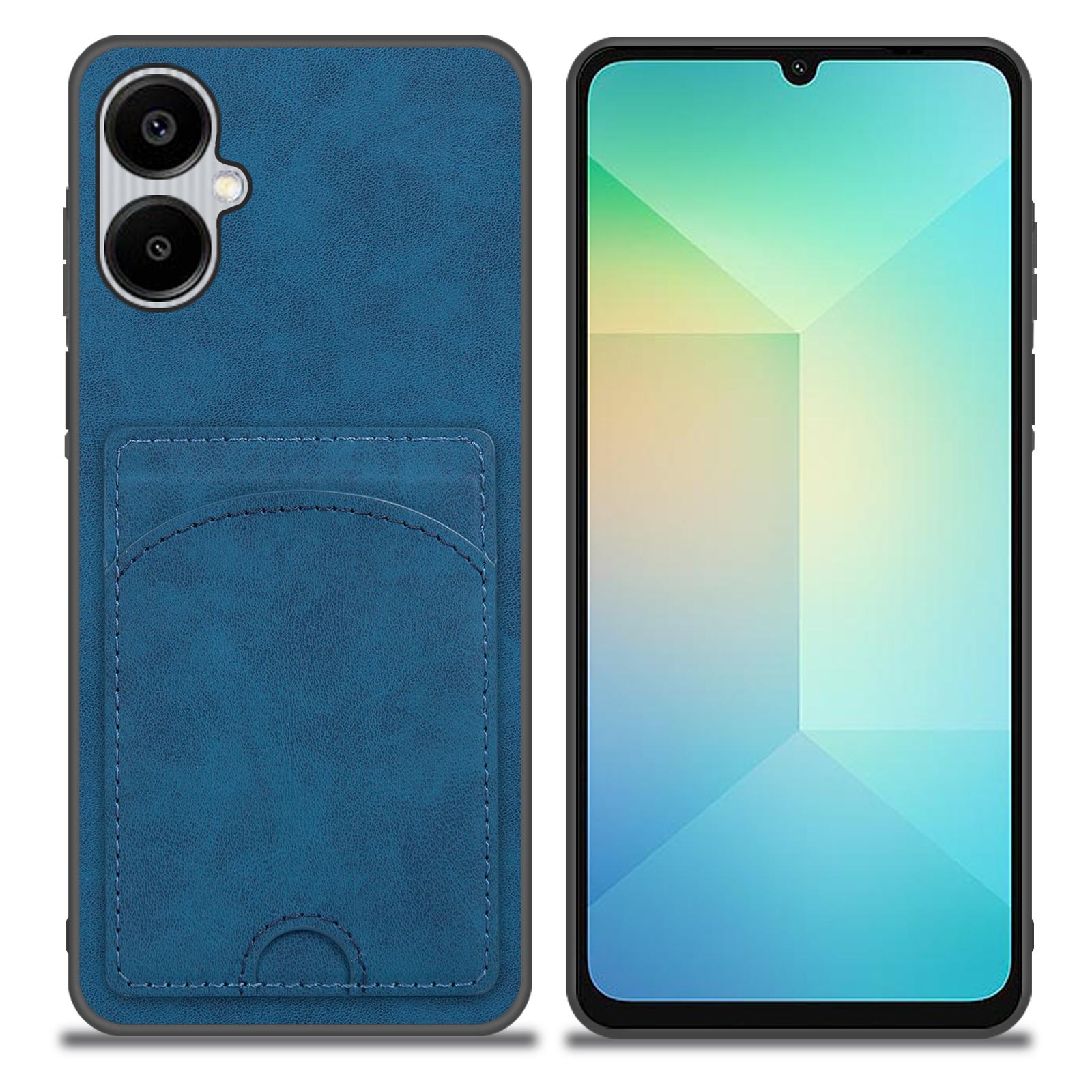 For Samsung Galaxy A07 4G Case Kickstand Leather Coated TPU Phone Cover with Card Slot Blue
For Samsung Galaxy A07 4G Case Kickstand Leather Coated TPU Phone Cover with Card Slot Blue