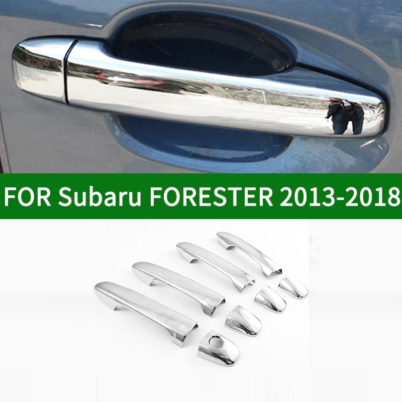 Для Subaru FORESTER 2012-2018 четвертого поколения глянцевые хромированные серебристые боковые дверные ручки накладки 2013 2015 2016 2017
Для Subaru FORESTER 2012-2018 четвертого поколения глянцевые хромированные серебристые боковые дверные ручки накладки 2013 2015 2016 2017