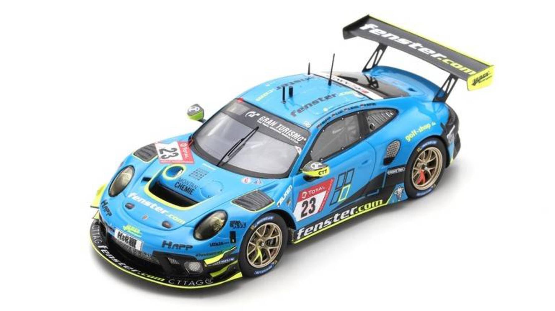 Spark National Model Porsche 911 GT3R 2021 24H 8th place 1/43 Nürburgring #23 P.Neuffer/N.Menzel/S.Aust/M.Seefried
Spark National Model Porsche 911 GT3R 2021 24H 8th place 1/43 Nürburgring #23 P.Neuffer/N.Menzel/S.Aust/M.Seefried