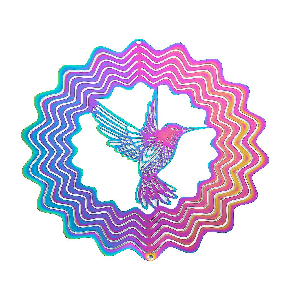 Градиентный цветной колибри, ветряная вертушка, подвесная металлическая, струящаяся, вращающаяся, светоотражающая, ловец ветра, отпугиватель птиц, декор для двора
Градиентный цветной колибри, ветряная вертушка, подвесная металлическая, струящаяся, вращающаяся, светоотражающая, ловец ветра, отпугиватель птиц, декор для двора