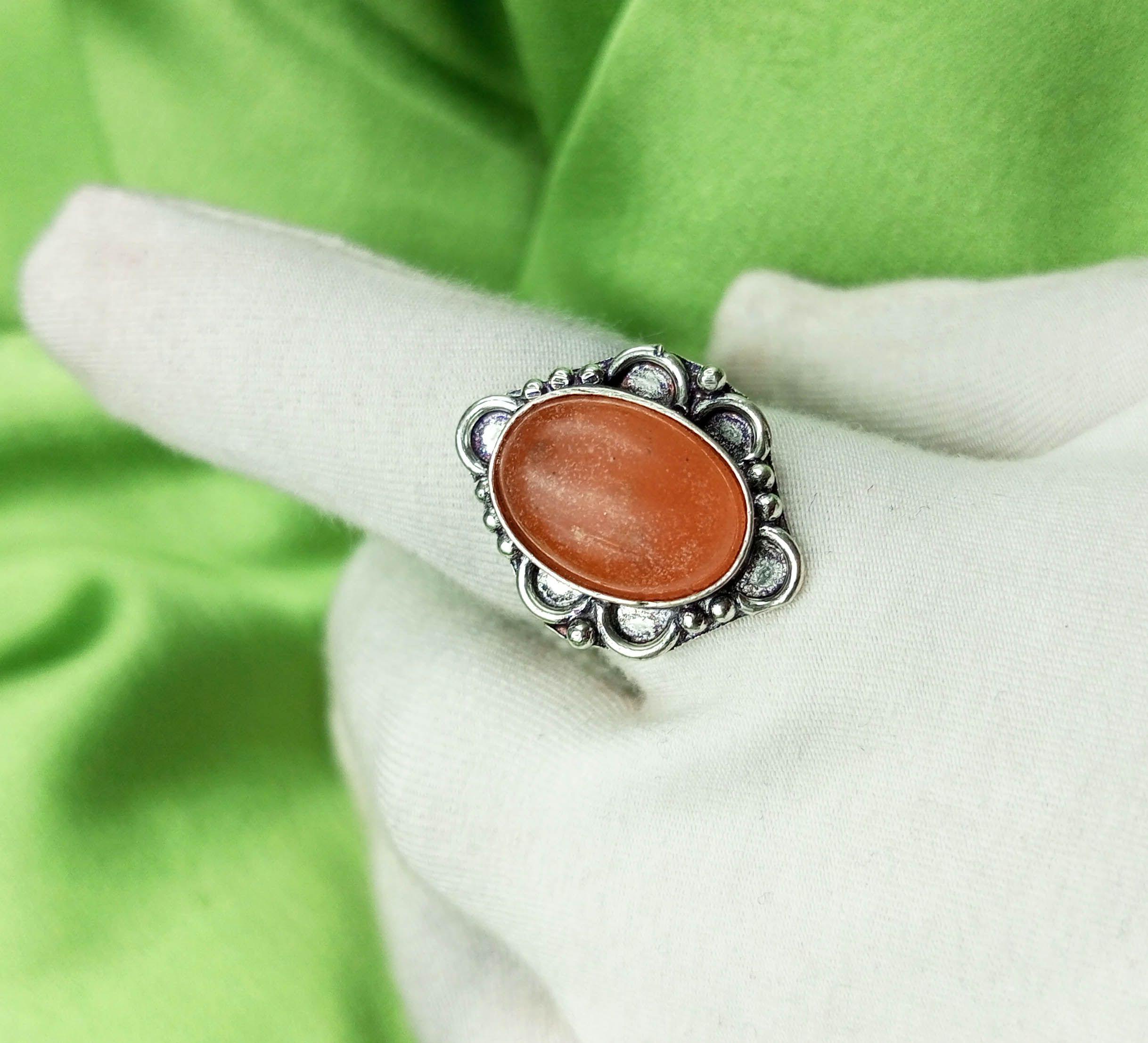 Кольцо Sunstone Gemstone из стерлингового серебра 925 пробы с покрытием US SZ 9 MM-R334
Кольцо Sunstone Gemstone из стерлингового серебра 925 пробы с покрытием US SZ 9 MM-R334