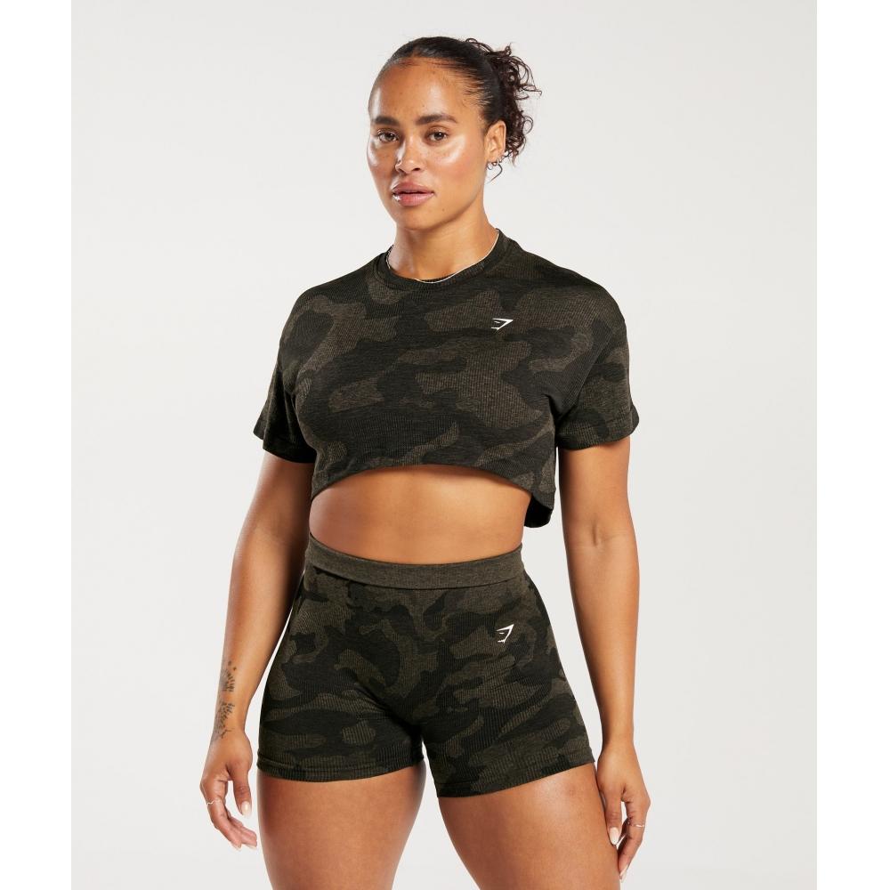 GYMSHARK Adapt Camo Бесшовный укороченный топ в рубчик Черный Камуфляж Коричневый B6A2T BB37
GYMSHARK Adapt Camo Бесшовный укороченный топ в рубчик Черный Камуфляж Коричневый B6A2T BB37