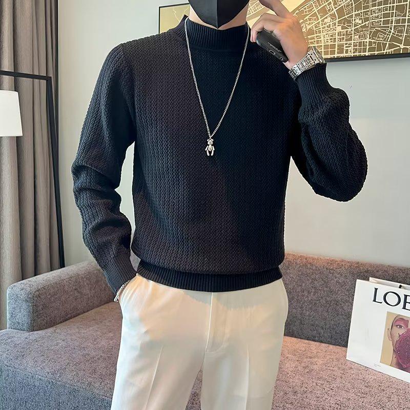 Men s Core-Spun Yarn Half-High Collar Sweater – Warm, Solid Color, Slim Fit Knitwear for Spring/Autumn 3XL
Men s Core-Spun Yarn Half-High Collar Sweater – Warm, Solid Color, Slim Fit Knitwear for Spring/Autumn 3XL