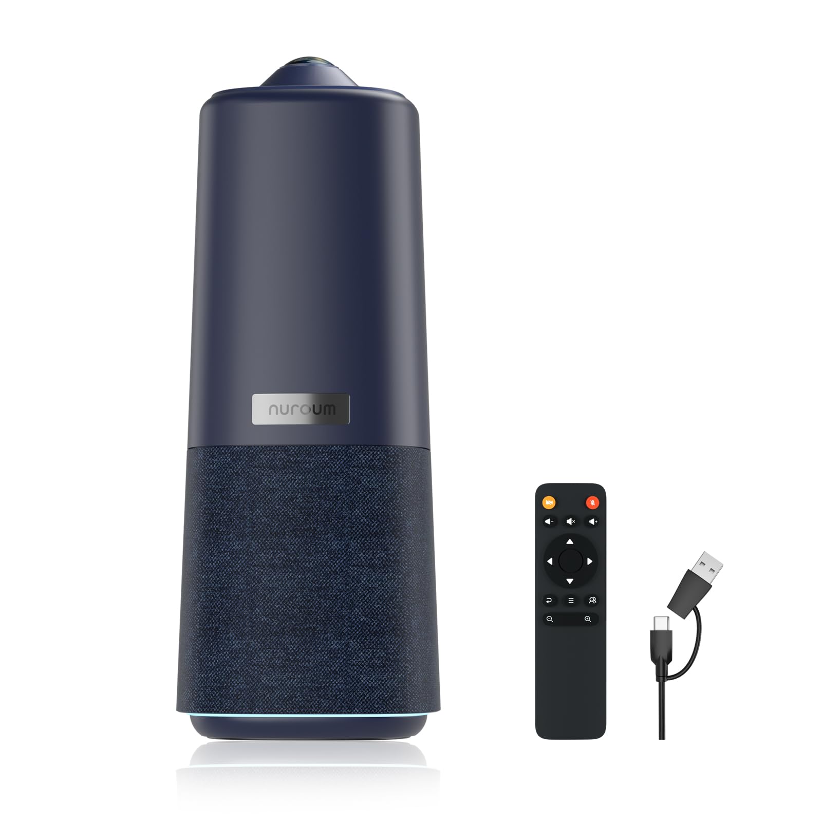 Nuroum 360 Pro Webcam for web conferencing camera with microphone and speaker Integrated AI video mode Auto focus zoom Noise canceling webcam
Nuroum 360 Pro Webcam for web conferencing camera with microphone and speaker Integrated AI video mode Auto focus zoom Noise canceling webcam