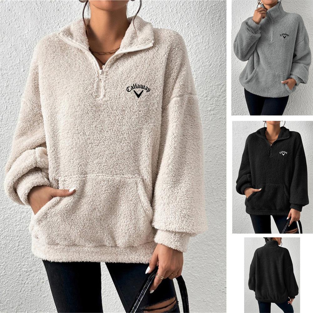 Callaway Embroidered Autumn and Winter European and American New Products, Plush and Plush Women s Standing Collar Hoodie Casual Top S
Callaway Embroidered Autumn and Winter European and American New Products, Plush and Plush Women s Standing Collar Hoodie Casual Top S