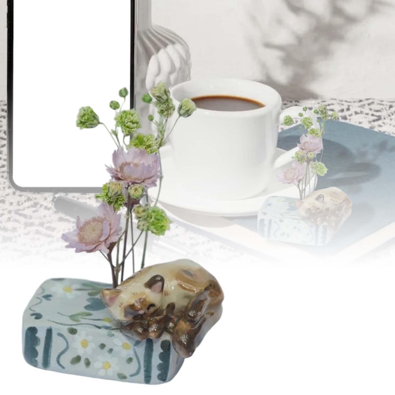 Миниатюрная книжная скульптура, украшение для вазы в виде животного, небольшое гнездо для вазы для сухих или искусственных цветов, милая статуэтка животного (Сухоцветы в комплект не входят) One Size
Миниатюрная книжная скульптура, украшение для вазы в виде животного, небольшое гнездо для вазы для сухих или искусственных цветов, милая статуэтка животного (Сухоцветы в комплект не входят) One Size