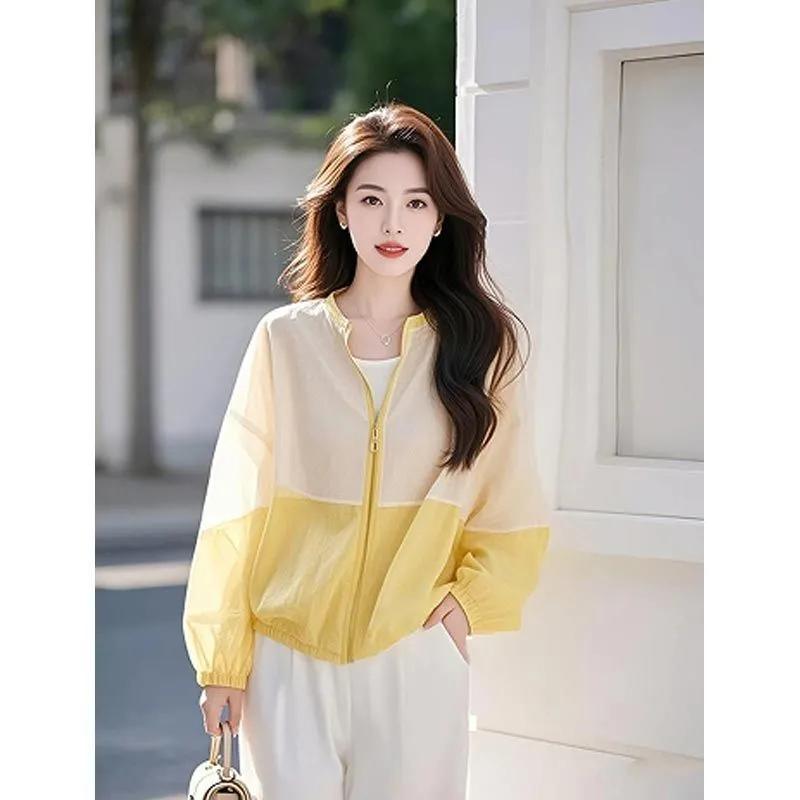 Летний дизайн Sense контрастного цвета строчка солнцезащитный короткая куртка женская свободная дикая с длинными рукавами топ L
Летний дизайн Sense контрастного цвета строчка солнцезащитный короткая куртка женская свободная дикая с длинными рукавами топ L