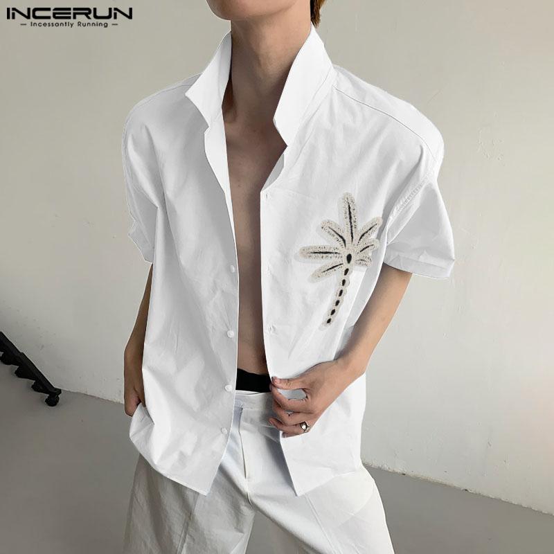 INCERUN Oversized Tops Men Short Sleeve Embroidery Applique Casual Loose Shirts S чёрный
INCERUN Oversized Tops Men Short Sleeve Embroidery Applique Casual Loose Shirts S чёрный