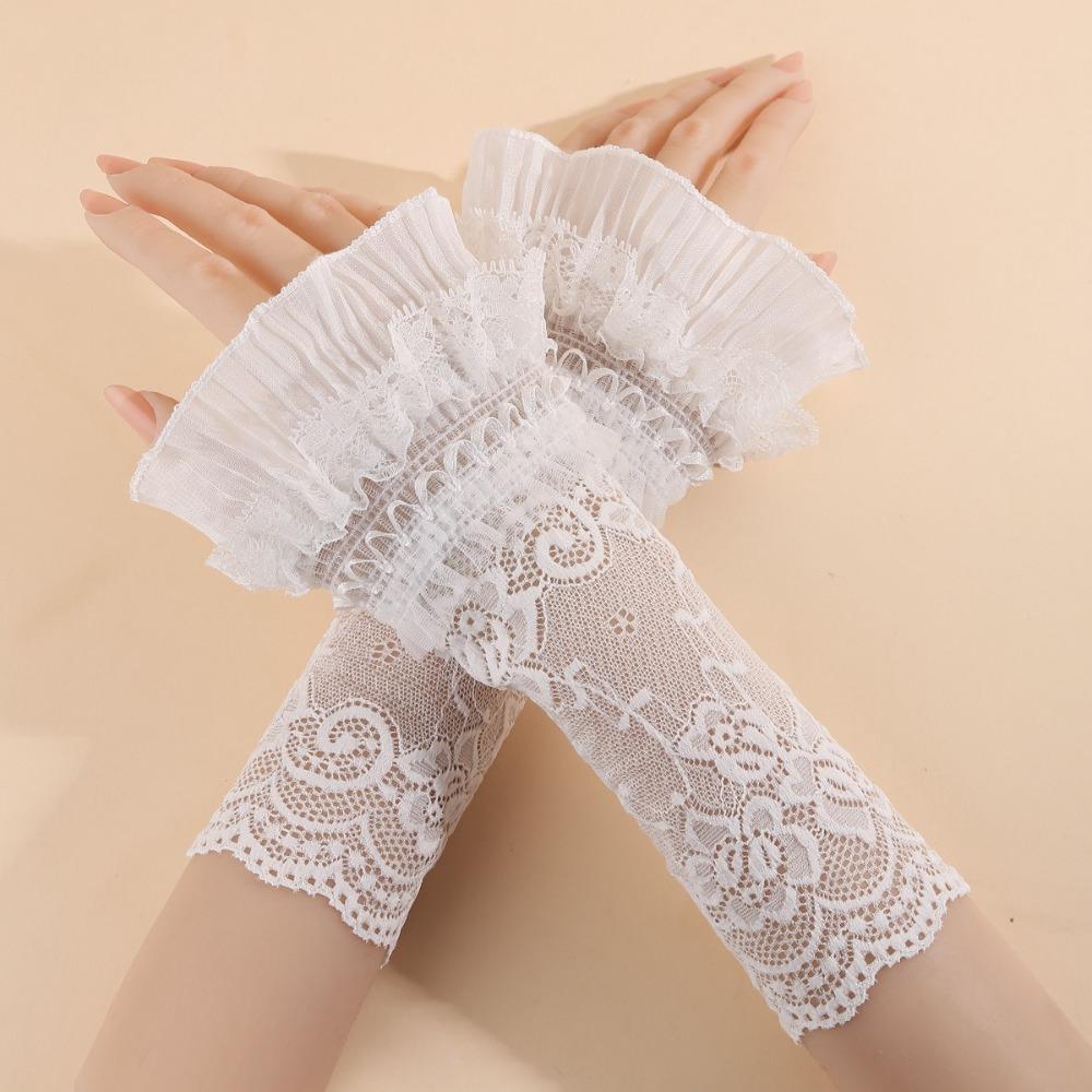 Elegant Long Lace Cuff With Ruffles Embroidery Arm Sleeves Cuffs White Black Fake Cuff Women чёрный
Elegant Long Lace Cuff With Ruffles Embroidery Arm Sleeves Cuffs White Black Fake Cuff Women чёрный