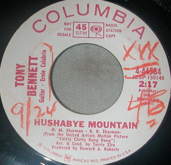 7-дюймовая пластинка ТОНИ БЕННЕТТ - Hushabye Mountain 444584 Columbia 1968 США Поп Б/У
7-дюймовая пластинка ТОНИ БЕННЕТТ - Hushabye Mountain 444584 Columbia 1968 США Поп Б/У