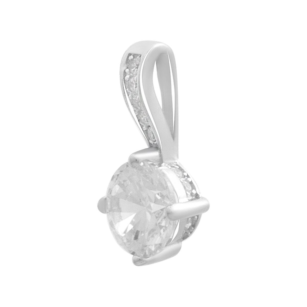 Silver pendant with cubic zirkonia (2186694) білий
Silver pendant with cubic zirkonia (2186694) білий