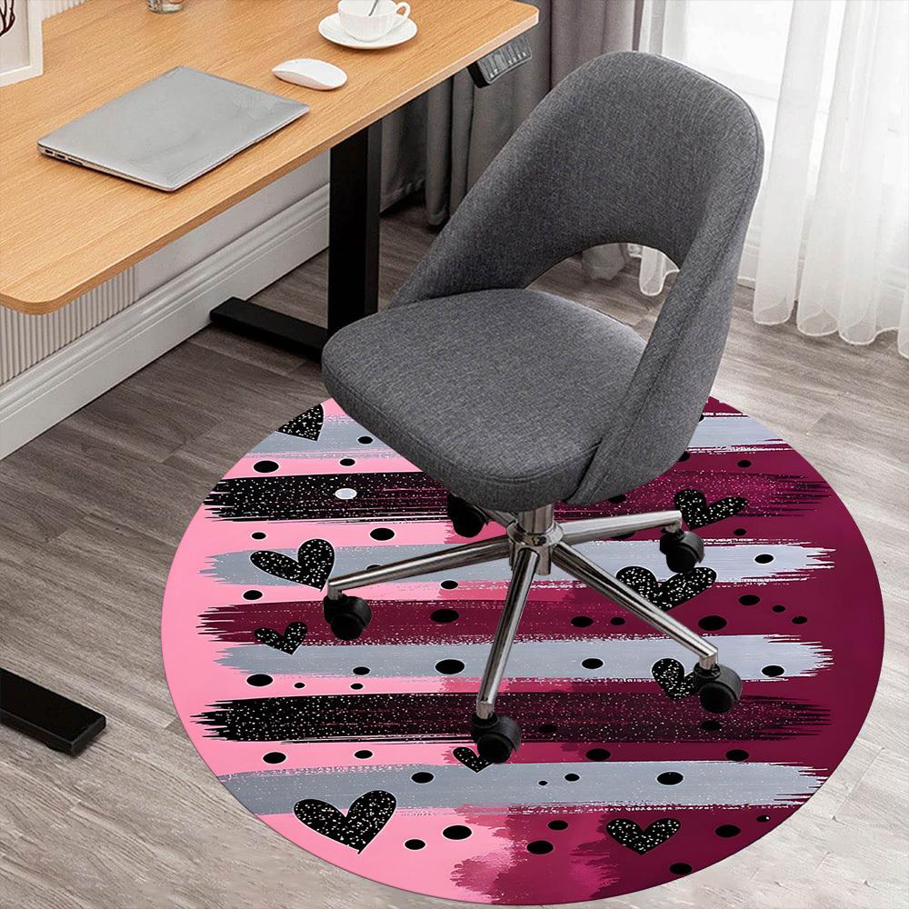 1pc Heart Pattern Round Chair mat office Area Rug - Non-Slip, Floor Mat for Office, Bedroom, and Indoor Decor p127140 80cm by 80cm
1pc Heart Pattern Round Chair mat office Area Rug - Non-Slip, Floor Mat for Office, Bedroom, and Indoor Decor p127140 80cm by 80cm