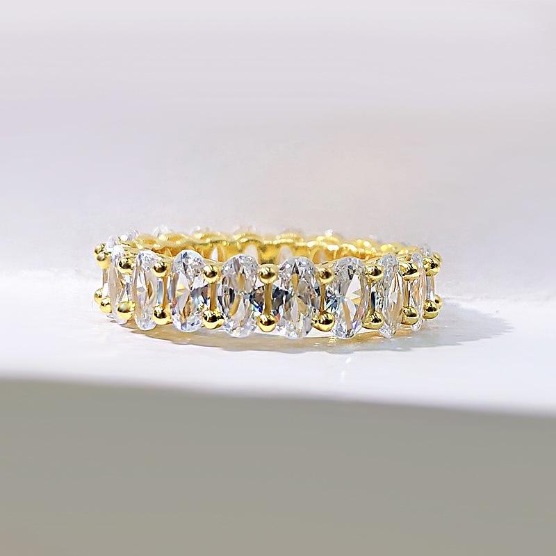 Xiancan 2023 925 Silver Row Diamond Ring 3x5 Pigeon Egg Style - Women s European & American Bestseller Size 7 золотой
Xiancan 2023 925 Silver Row Diamond Ring 3x5 Pigeon Egg Style - Women s European & American Bestseller Size 7 золотой
