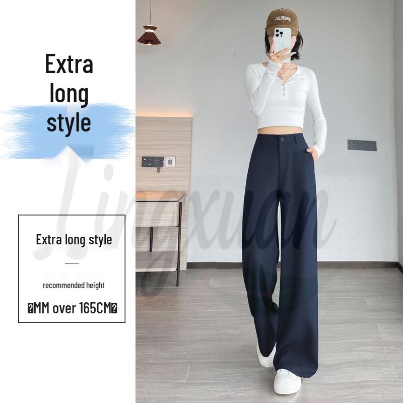 Women s High-End Dark Blue Double-Waist Wide-Leg Wool Pants - Spring 2026 Collection Small
Women s High-End Dark Blue Double-Waist Wide-Leg Wool Pants - Spring 2026 Collection Small