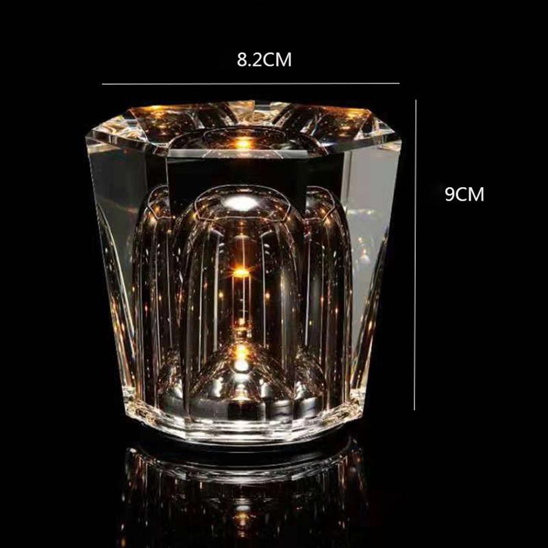 Creative Crystal Desk Lamp Rechargeable LED Atmosphere Light for Bar Restaurant Cafe Style A
Creative Crystal Desk Lamp Rechargeable LED Atmosphere Light for Bar Restaurant Cafe Style A