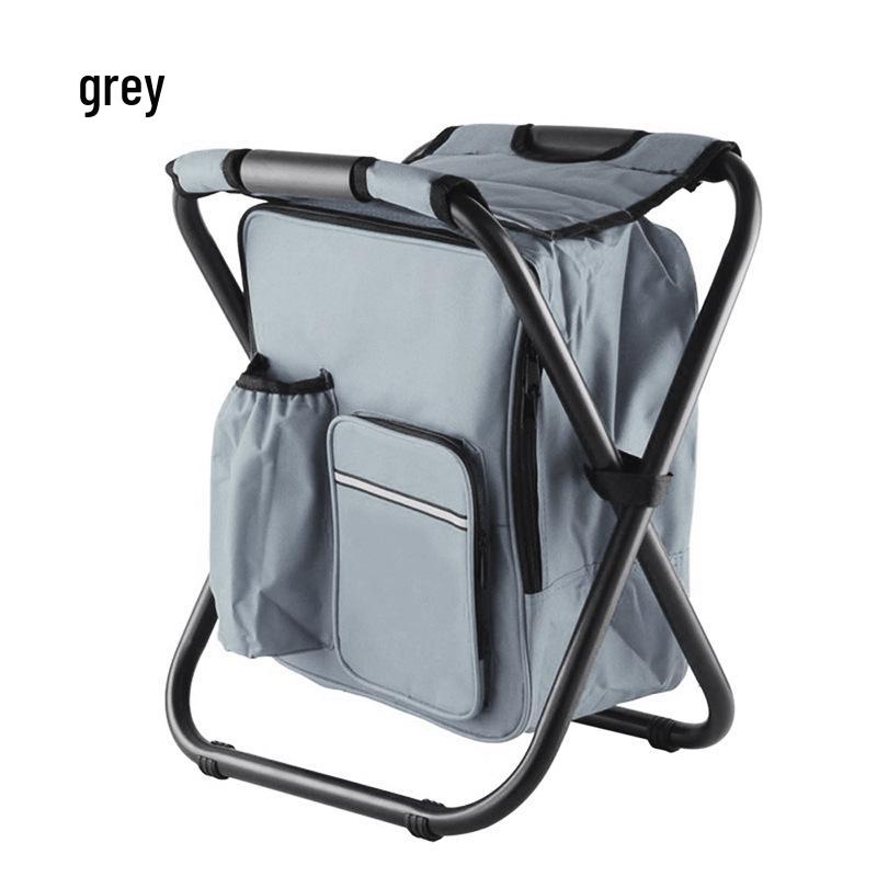 Портативний багатофункціональний складаний стілець: Вуличне, Пляжне та Рибальське Крісло з Ізольованим Рюкзаком сірий колір
Портативний багатофункціональний складаний стілець: Вуличне, Пляжне та Рибальське Крісло з Ізольованим Рюкзаком сірий колір
