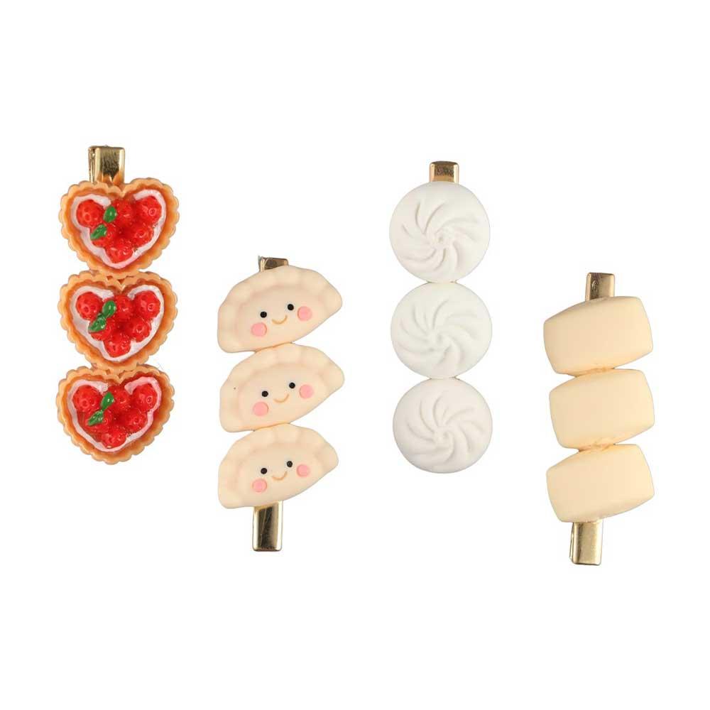 Bun Resin Duckbill Clip Women Hair Accessories Korean Style Hair Clip Simulated Food Hairpin Three Dumpling
Bun Resin Duckbill Clip Women Hair Accessories Korean Style Hair Clip Simulated Food Hairpin Three Dumpling