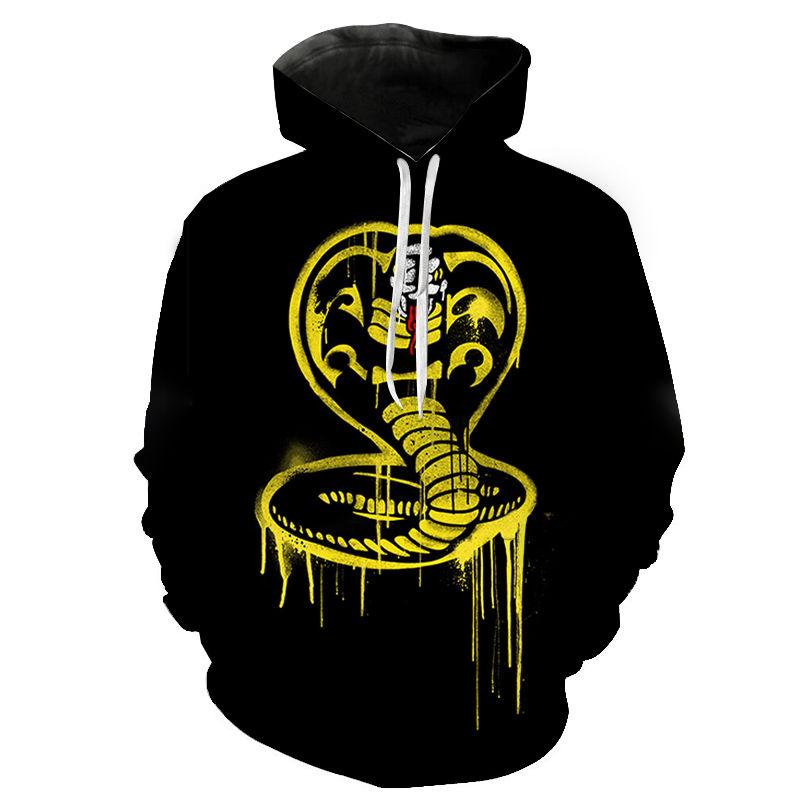 Нові надходження Cobra Kai Повсякденні толстовки з 3D-принтом Чоловічі модні пуловери з капюшоном Весна-осінь Світшоти Вуличний одяг Топи 3XL
Нові надходження Cobra Kai Повсякденні толстовки з 3D-принтом Чоловічі модні пуловери з капюшоном Весна-осінь Світшоти Вуличний одяг Топи 3XL