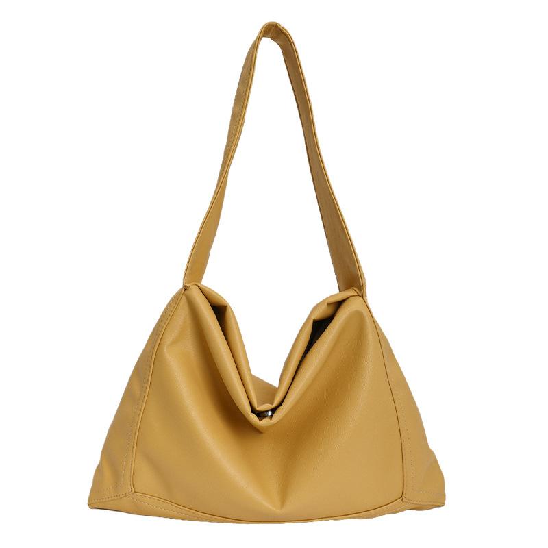 Solid Color Slouchy Shoulder Bag with Soft Structure Elegant Hobo Bag for Daily and Casual Wear жовтий
Solid Color Slouchy Shoulder Bag with Soft Structure Elegant Hobo Bag for Daily and Casual Wear жовтий