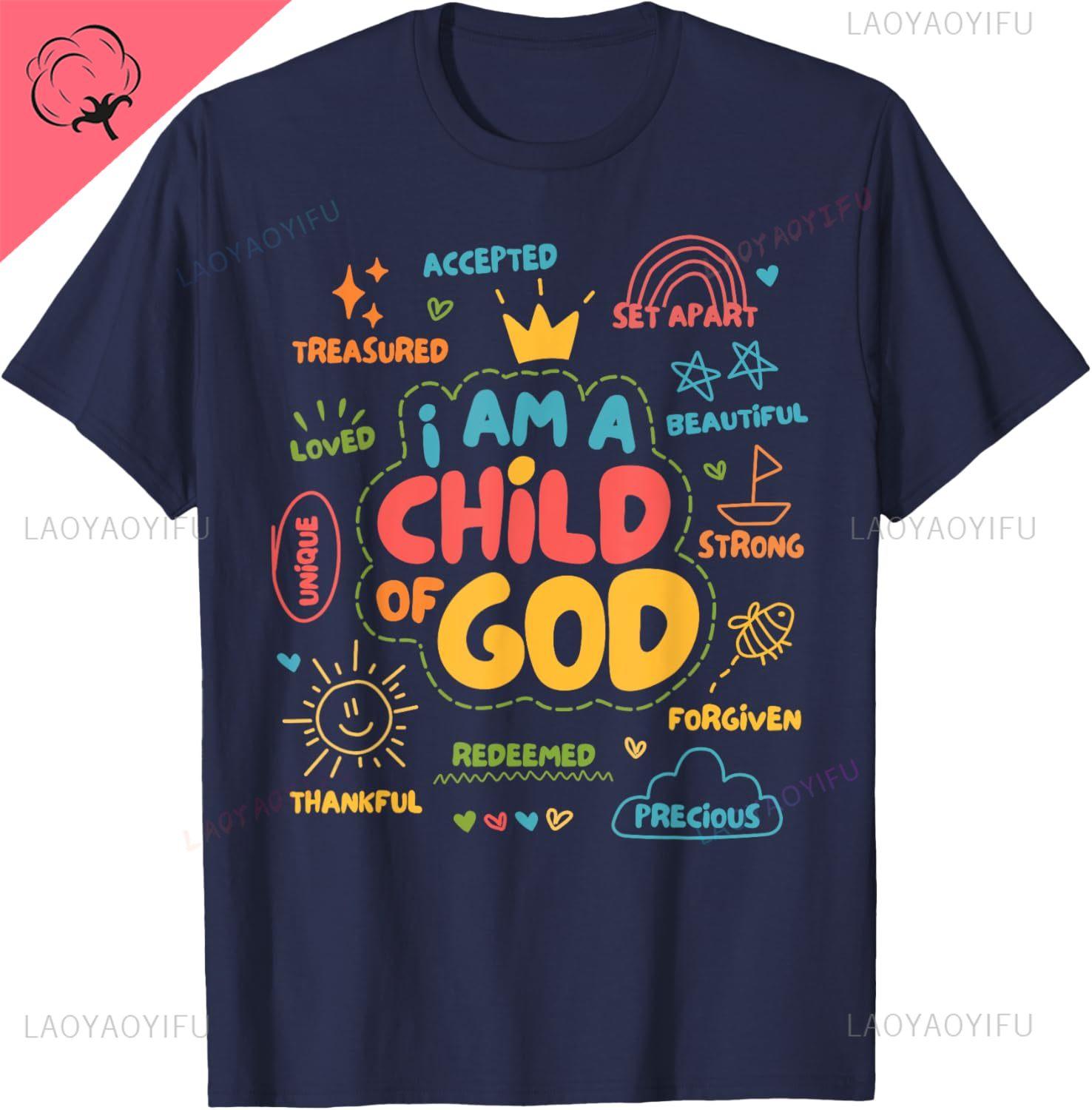 I Am A Child of God Christian Retro Jesus Faith Design Gifts TShirt Breathable and Comfortable Unisex and Women Cotton Tee S
I Am A Child of God Christian Retro Jesus Faith Design Gifts TShirt Breathable and Comfortable Unisex and Women Cotton Tee S